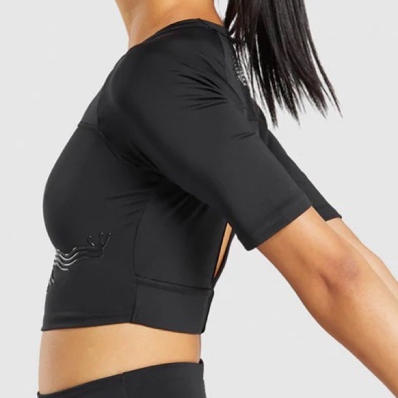 Gymshark Exo Ultra Crop Top - Black - Picture 3 of 6